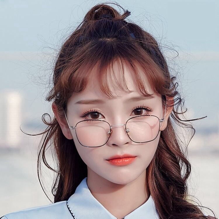 Mắt Kính Gọng Oval Chống Tia Sáng Xanh Có Thể Thay Đổi Được