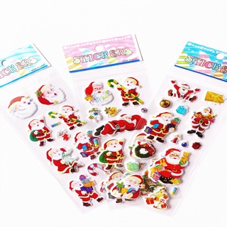 5 Vỉ Sticker 3D Nổi Giáng Sinh
