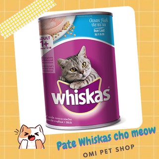 Thức ăn Pate Whiskas lon 400g cho mèo