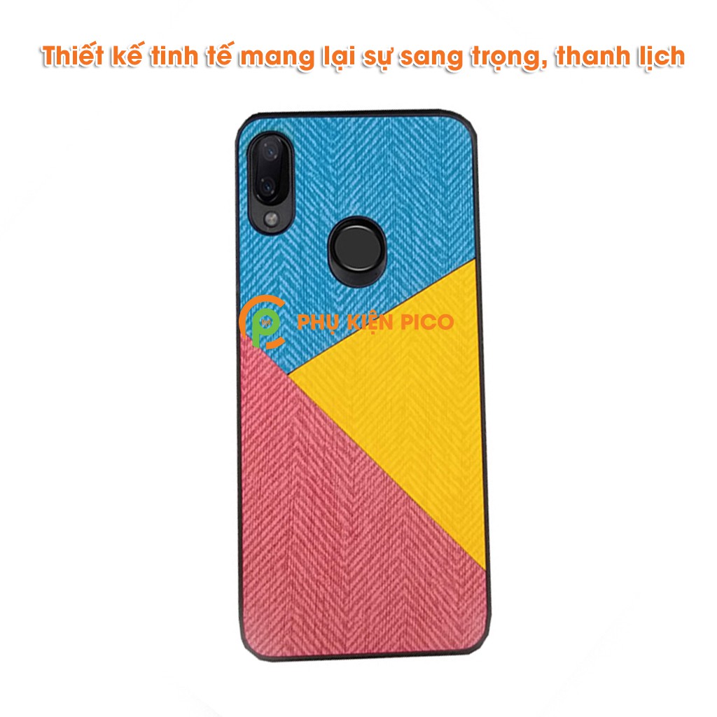 Ốp lưng Samsung M20 vải da cao cấp - ốp lưng Samsung Galaxy M20 chống sốc bảo vệ camera