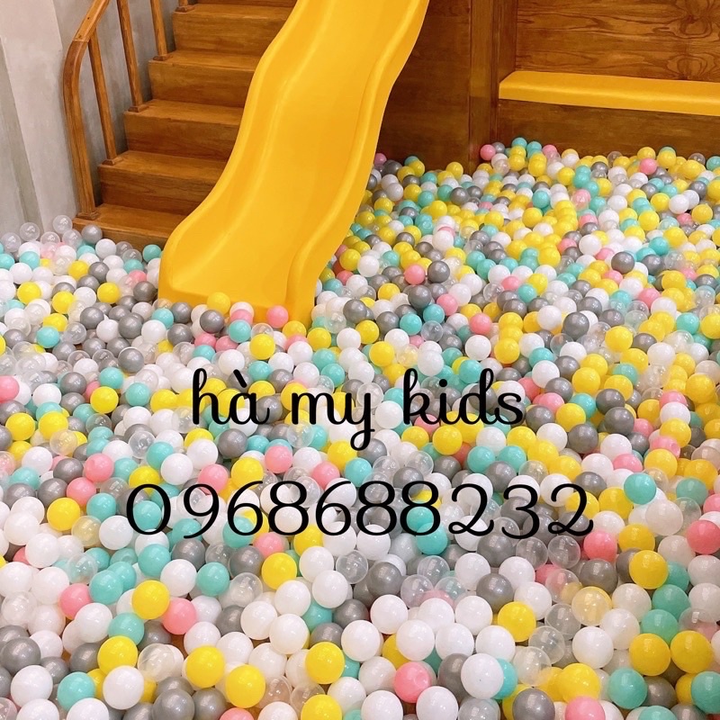 Bóng nhựa kiddy cao cấp không gây kích ứng, không mùi an toàn dành cho bé kích thước 7,5cm