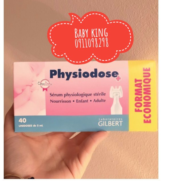 NƯỚC MUỐI SINH LÝ PHÁP PHYSIODOSE