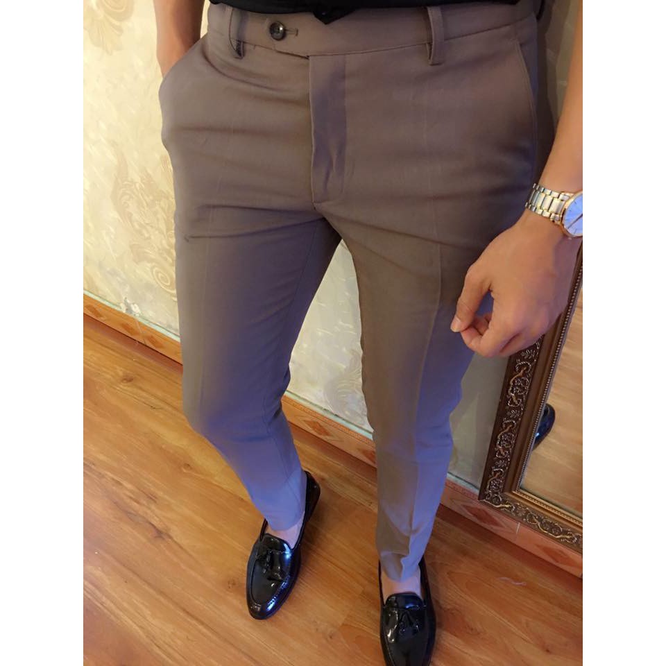 [HÀNG CAO CẤP] Quần Âu Công Sở Màu Đen, Xanh Than Chất Vải 79 Xịn_Q05 | BigBuy360 - bigbuy360.vn