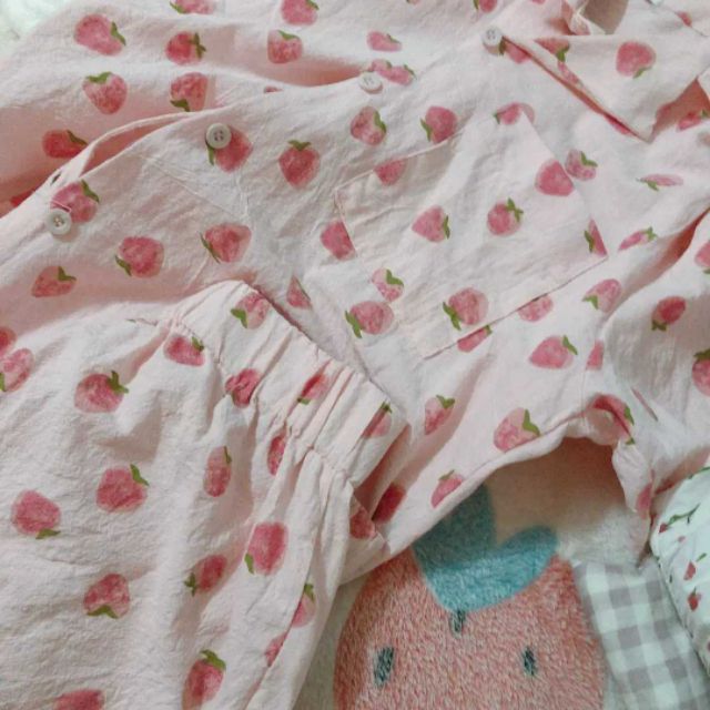 (có sẵn) Bộ ngủ đũi quả đào (có ảnh thật) | BigBuy360 - bigbuy360.vn