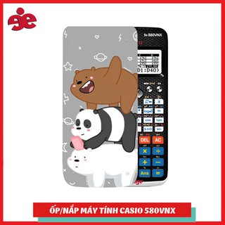 ỐP máy tính Casiofx 580 gấu dễ thương 2020 CTE-143