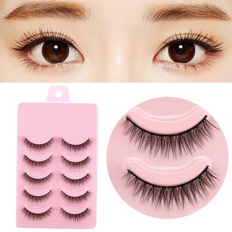 [Hàng mới về] Bộ 5 cặp lông mi giả dáng dài tự nhiên