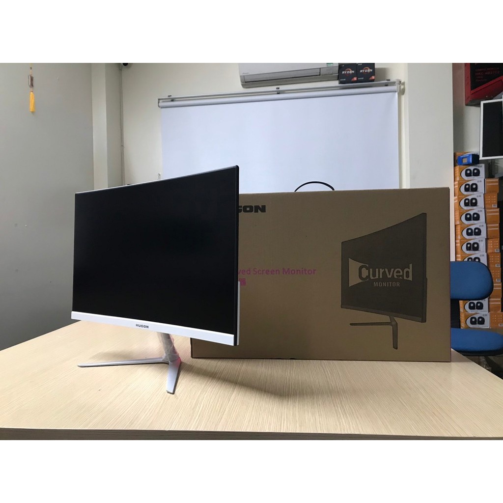[người bán địa phương] Màn hình máy tính cong Full Viền 24inch 75Hz HUGON Q24 ,  Mới 100% , siêu đẹp , siêu nét , kiểu r | BigBuy360 - bigbuy360.vn