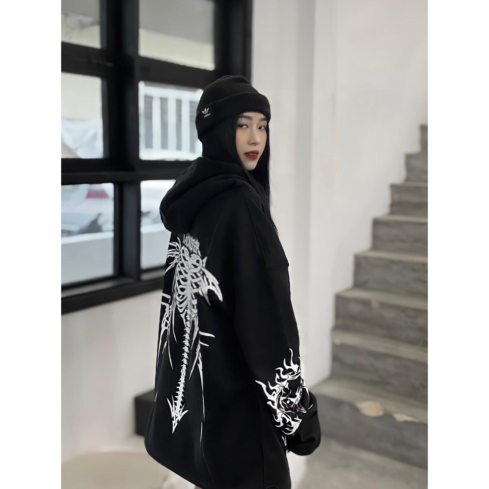 Áo hoodie VAH studio monster Áo khoác nỉ hoodie vah.studio chất nỉ bông hàng vah chính hãng - Gin Store