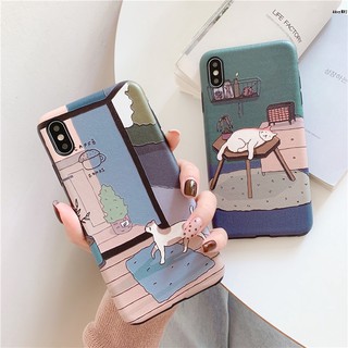 Ốp Điện Thoại Silicon Mềm Chống Sốc Dập Nổi Hình Mèo Hoạt Hình Nhật Hàn Cho Iphone X Xr 8 11 Pro max 7 Plus 6S