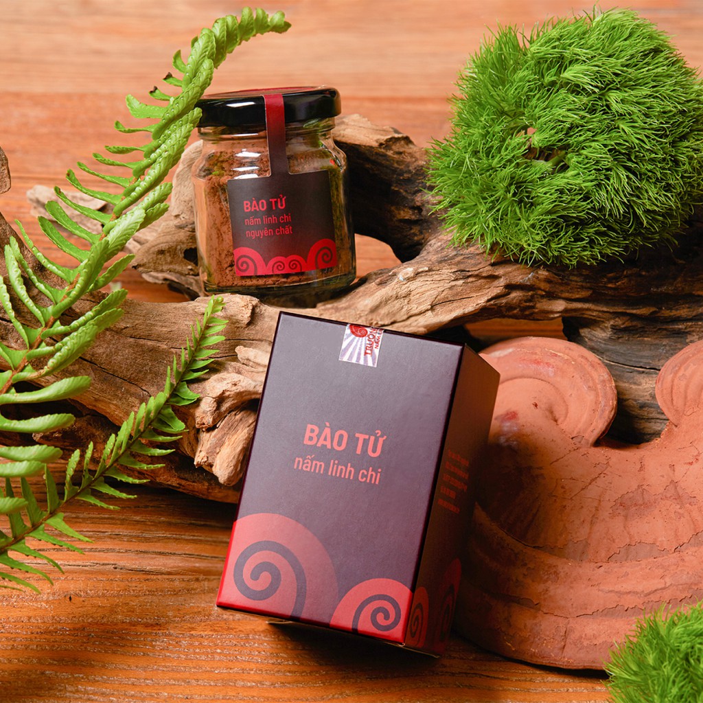 Bào tử nấm linh chi Trường Sinh hũ 15gr, hỗ trợ ung thư hóa trị liệu, ổn định huyết áp