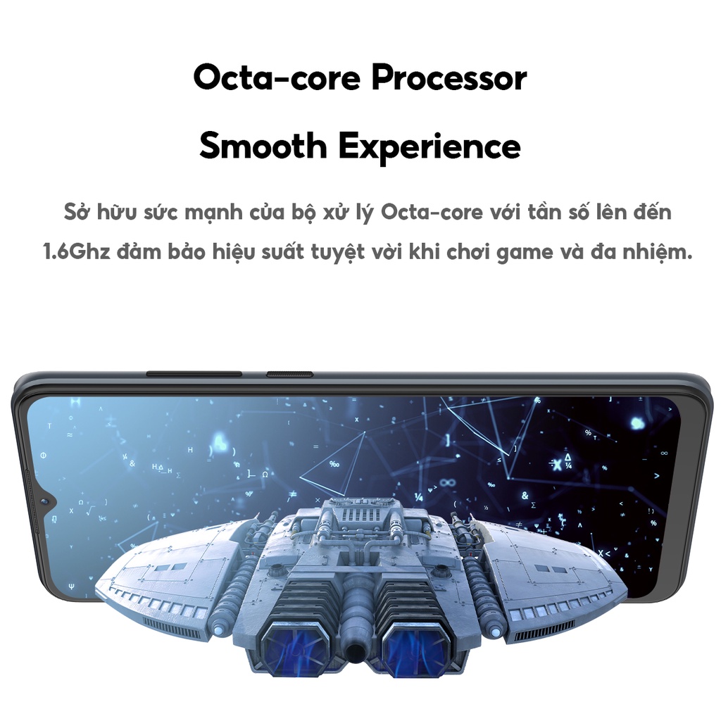 Điện thoại ZTE Blade A52 4GB l 64GB, Pin 5000mAh, Màn hình 6.52", Camera AI Triple - Chính hãng