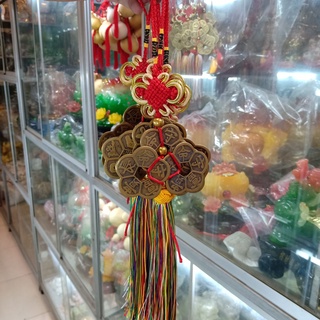 Tam cát hoa mai chiêu tài lộc - dây 3 đồng hoa mai chiêu tài, hóa giải sát khí