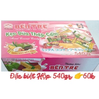 [ĐẶC BIỆT] Kẹo dừa Thập cẩm Bến Tre 540g