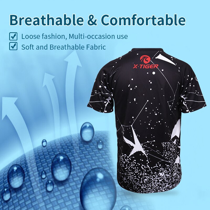Áo Thun Jersey Đạp Xe Thể Thao X-TIGER Thoáng Khí Thời Trang Cho Nam