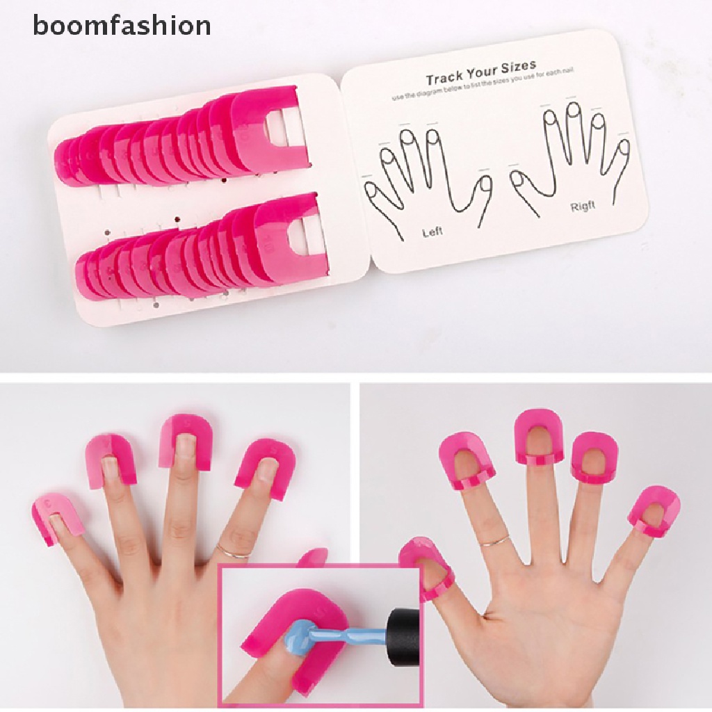 [boomfashion] Curve Shape Nail Protector Varnish Shield Finger Cover Spill-Proof Nail Art Tool [new]