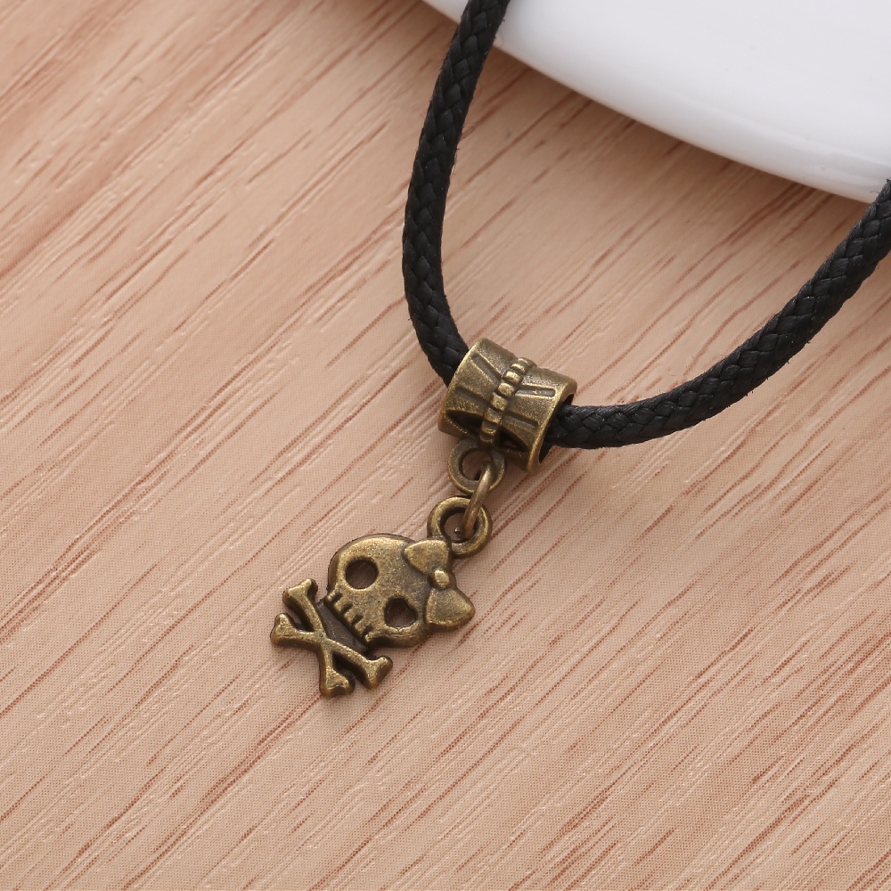 Set 40 Mặt Vòng cổ Hình Đầu Lâu Phong Cách Vintage Thời Trang Cho Nữ