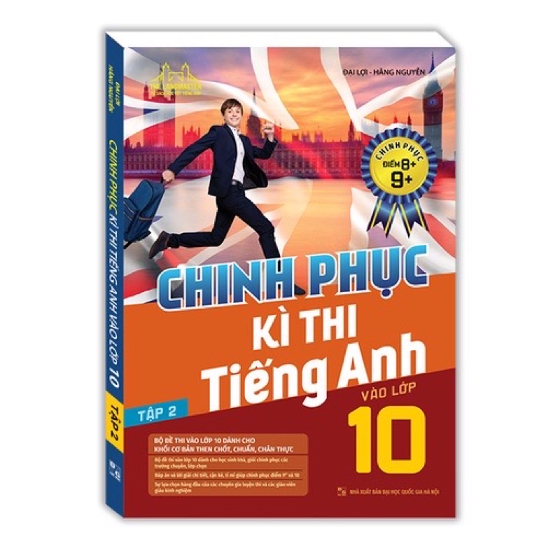 Sách - Chinh phục Kì Thi Tiếng Anh Vào Lớp 10 (Tập 1 + 2)