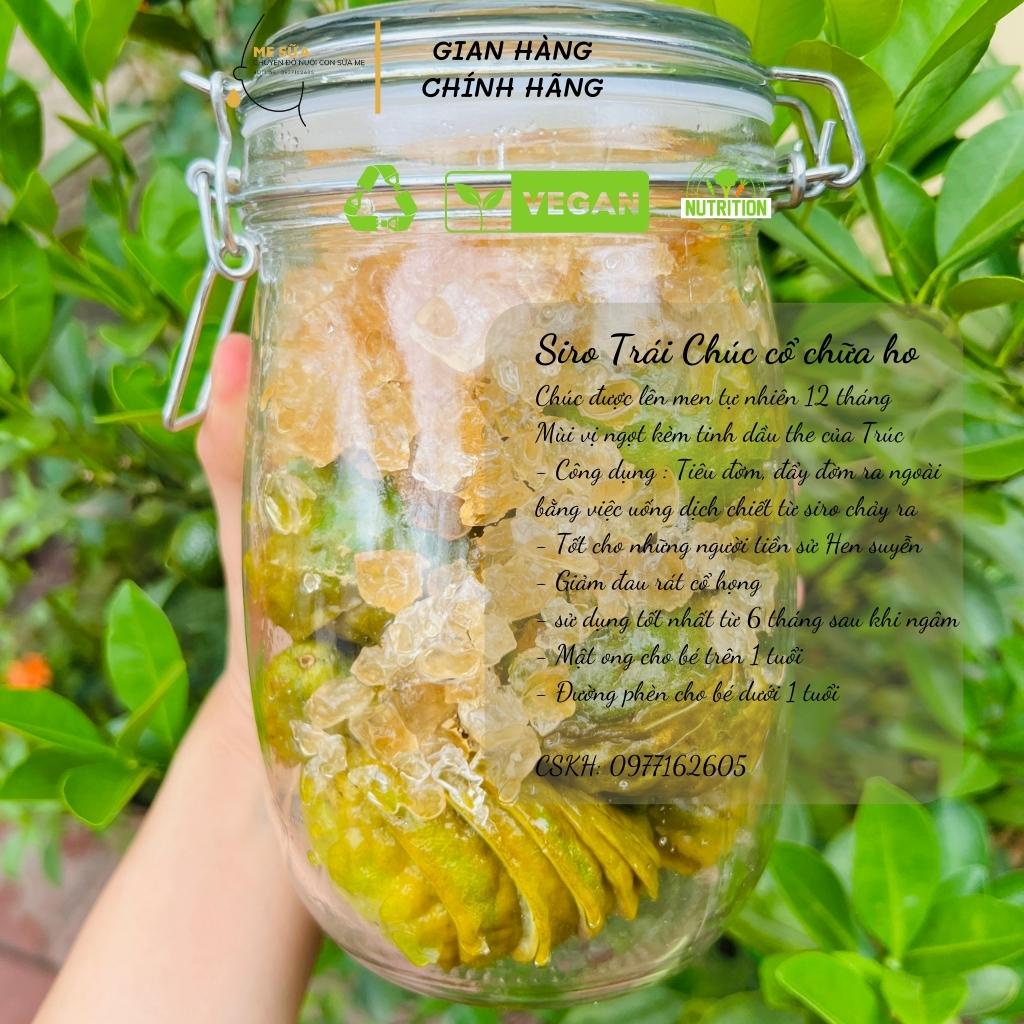 SIRO CHANH THÁI MẬT ONG + ĐƯỜNG PHÈN + HOA MUỐI DATE 5/2024