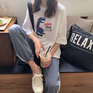 [KoKo Shop] Bộ Jogger Line Phối Thun Unisex Jidax And Dino S18 [KoKo Shop]