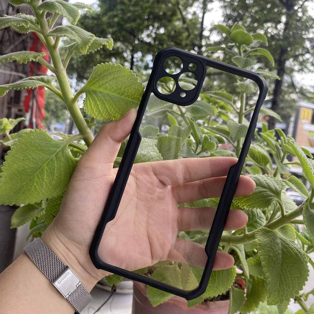Ốp lưng XUNDD iPhone 15/ 15 Plus/ 15 Pro/ Max/ 14/ 14 Plus/ 14 Pro/ Max/ 13/ 12/ 11 Series  -ĐEN, CHE CAM