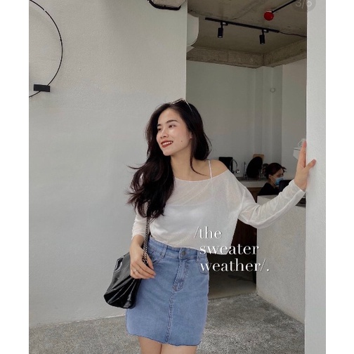 Sét Áo Dây Nữ Kèm Áo Croptop Dài Tay Cotton Xược Chất Đẹp Mã 515 You Store