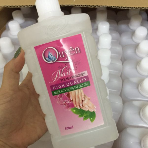 Nước rửa móng tay cao cấp axeton Quyên 500ml