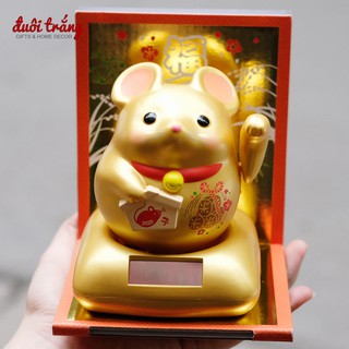 Chuột Chiêu tài nhựa Lắc lư - GOLD