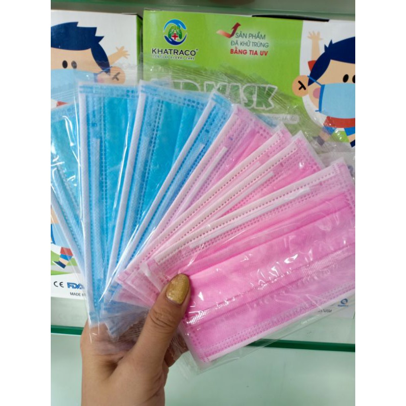 Khẩu trang trẻ em khatraco 4-10 tuổi | BigBuy360 - bigbuy360.vn