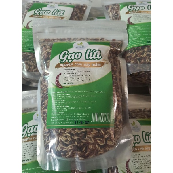 Gạo Lứt Nguyên Cám Nảy Mầm Viethelthy 1kg ăn thô, thực dưỡng, giảm cân
