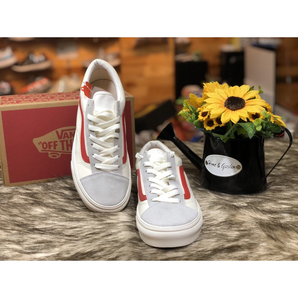 [FREESHIP] Giày Vans Style36 Sọc Đỏ FullSize Nam Nữ "