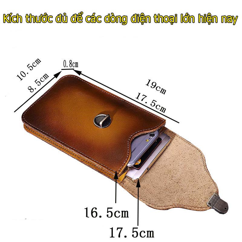 bao da điện thoại đeo thắt lưng 2 ngăn | BigBuy360 - bigbuy360.vn