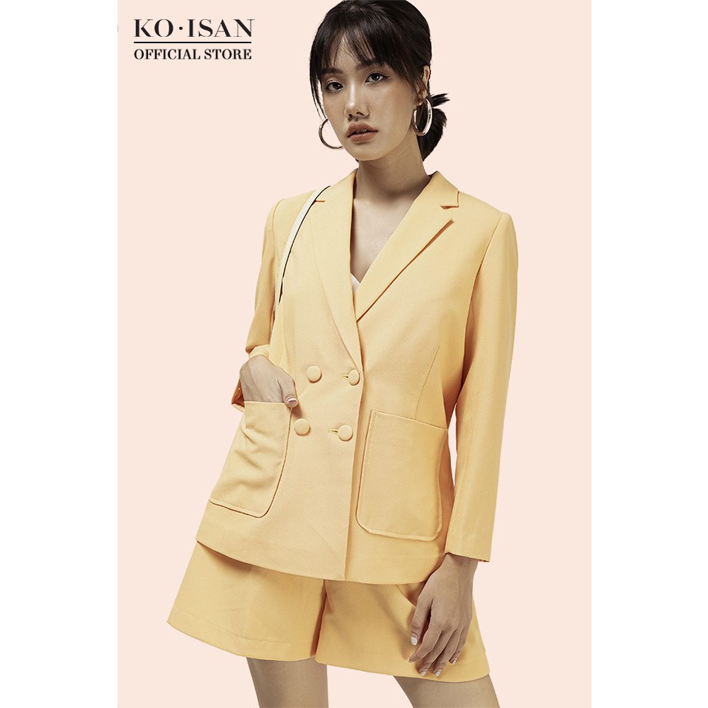 [Mã FAMALLT5 giảm 15% đơn 150k] Áo blazer và quần short nữ KO-ISAN thời trang công sở SV121 | BigBuy360 - bigbuy360.vn