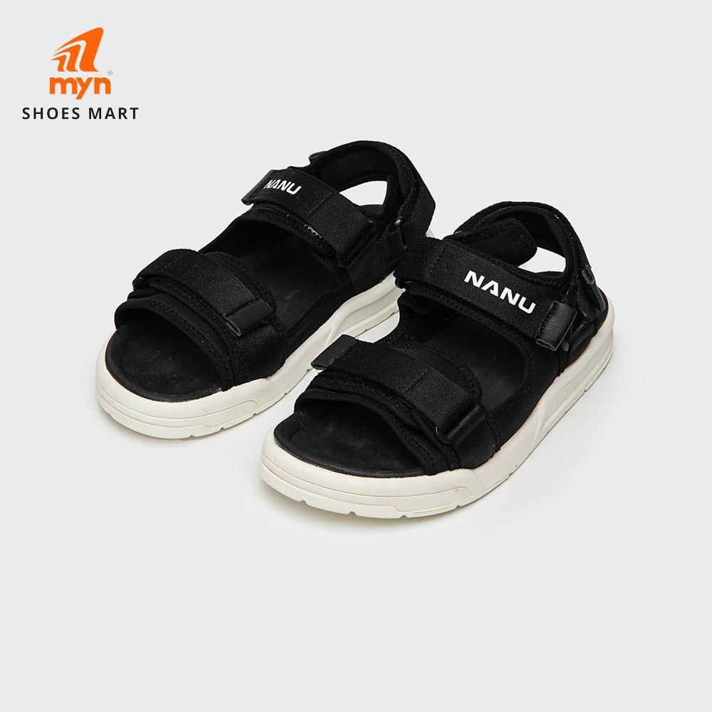 [Mã SKAMLTSM9 giảm 10% đơn 99K] Giày Sandal Nam Nữ Nanu NN10 - Black White