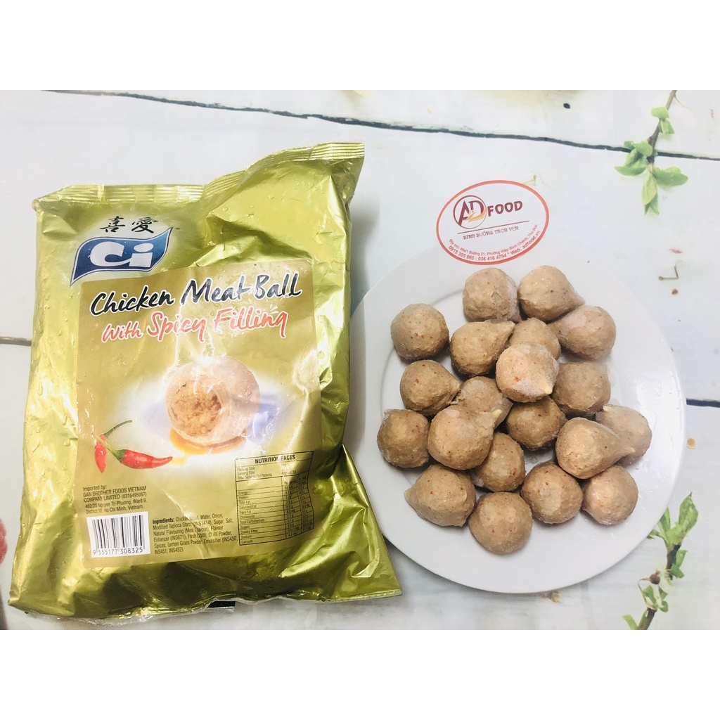 500gr gà viên  nhân sốt cay Ci ăn ngon mê ly