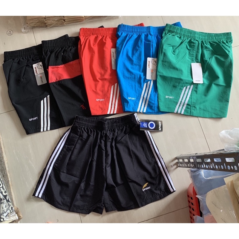 Quần đùi nam thể thao năng động, trẻ trung. Quần sooc gió nam thể thao.