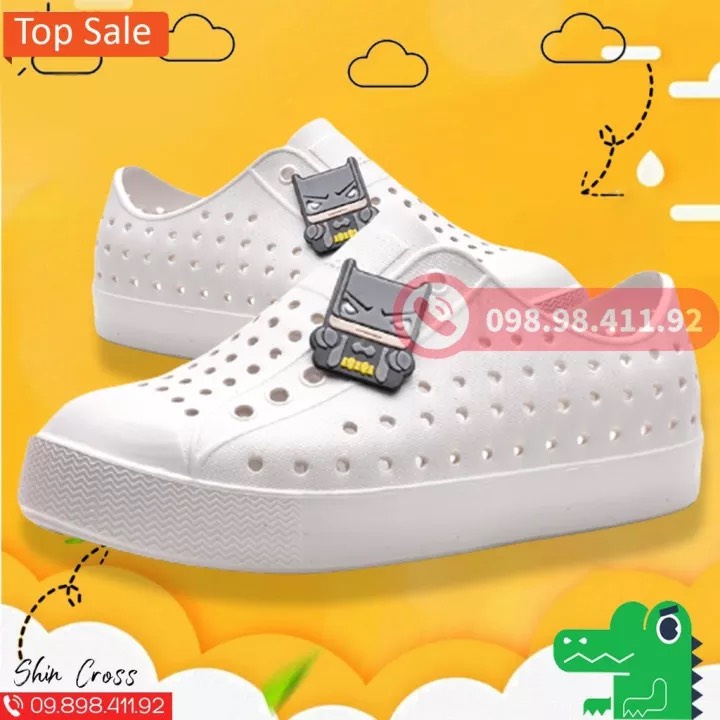 Giày nhựa đi mưa trống trượt cho nam và nữ size 35-45