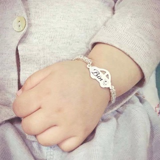 Lắc tay, lắc chân bạc ta hình ô tô dễ thương cho bé, vòng bạc ta trẻ em