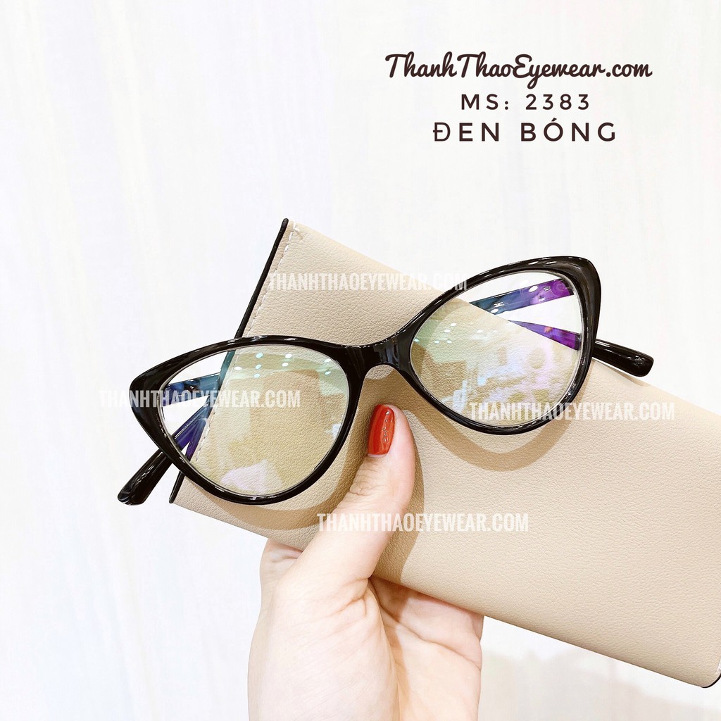 [ Clip Quay Thật] Gọng Kính Cận Nữ Mắt Mèo Nhựa Dẻo, Bền Nhiều Màu , Kính Mát  Giả Cận Thời Trang  -  ThanhThaoEyewear | BigBuy360 - bigbuy360.vn