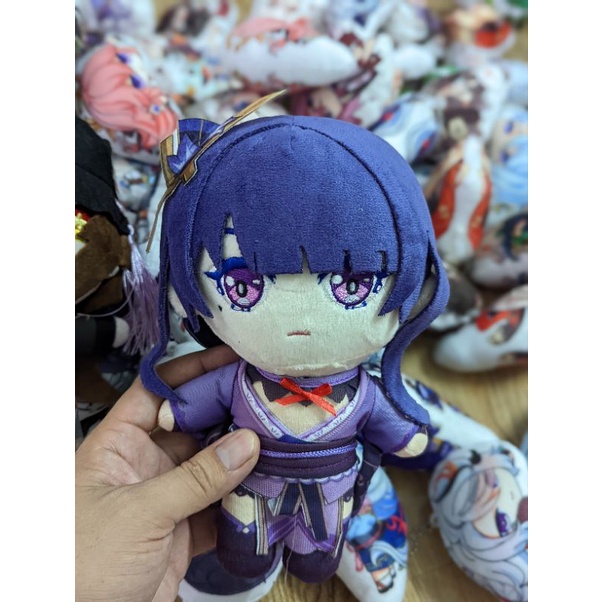 Búp bê nhồi bông genshin impact gấu bông Genshin lôi thần yae nilou hutao