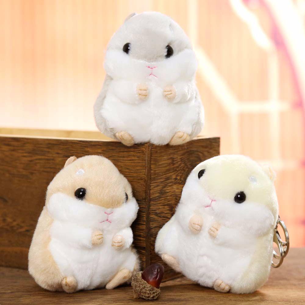 LANFY Móc Khóa Hình Thú Nhồi Bông Dễ Thương 10cm