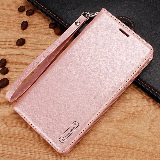 Bao da Galaxy A51/ A50/ A50s hiệu Hanman (Có kèm dây đeo) | BigBuy360 - bigbuy360.vn