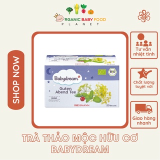 Trà thảo mộc hữu cơ cho bé Babydream, giúp bé ngủ ngon hơn