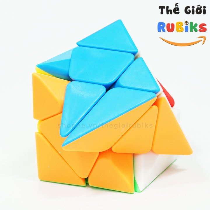 Rubik Axis, Windmill, Fisher Cube Stickerless. Rubic Biến Thể Không Viền Đồ Chơi Trí Tuệ.