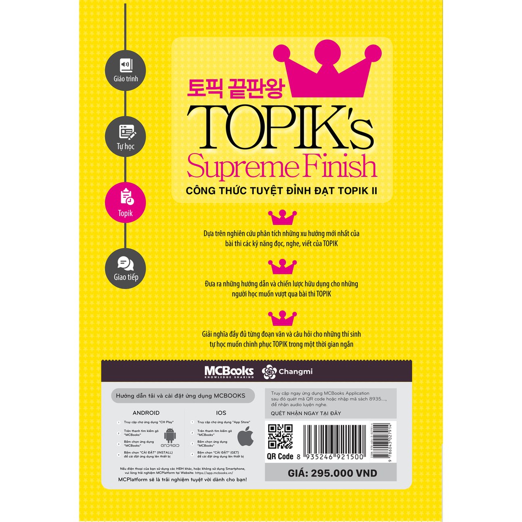 Sách - Công thức tuyệt đỉnh đạt TOPIK II - TOPIK’s Supreme Finish