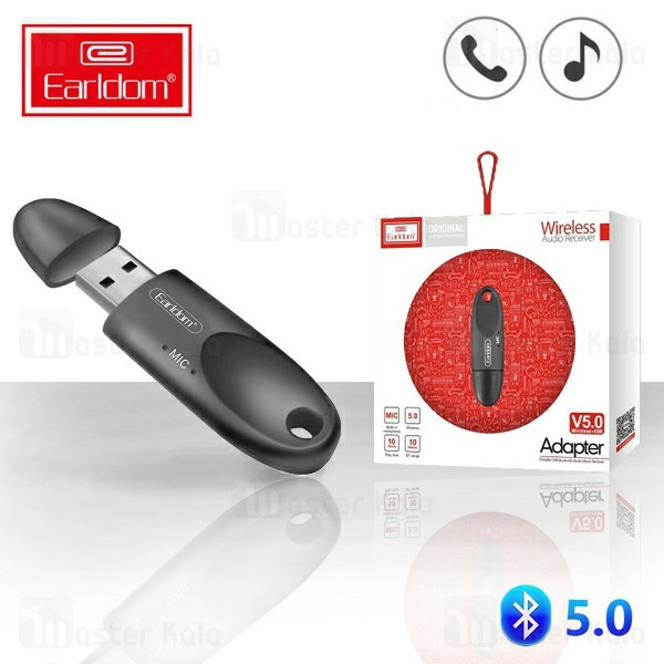 USB Bluetooth Earldom M40, Thu tín hiệu bluetooth có hỗ trợ mic cho Loa, ô tô ... - Beetech