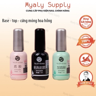 Sơn Base Top Cứng Móng Hoa Hồng 15 - 20ml