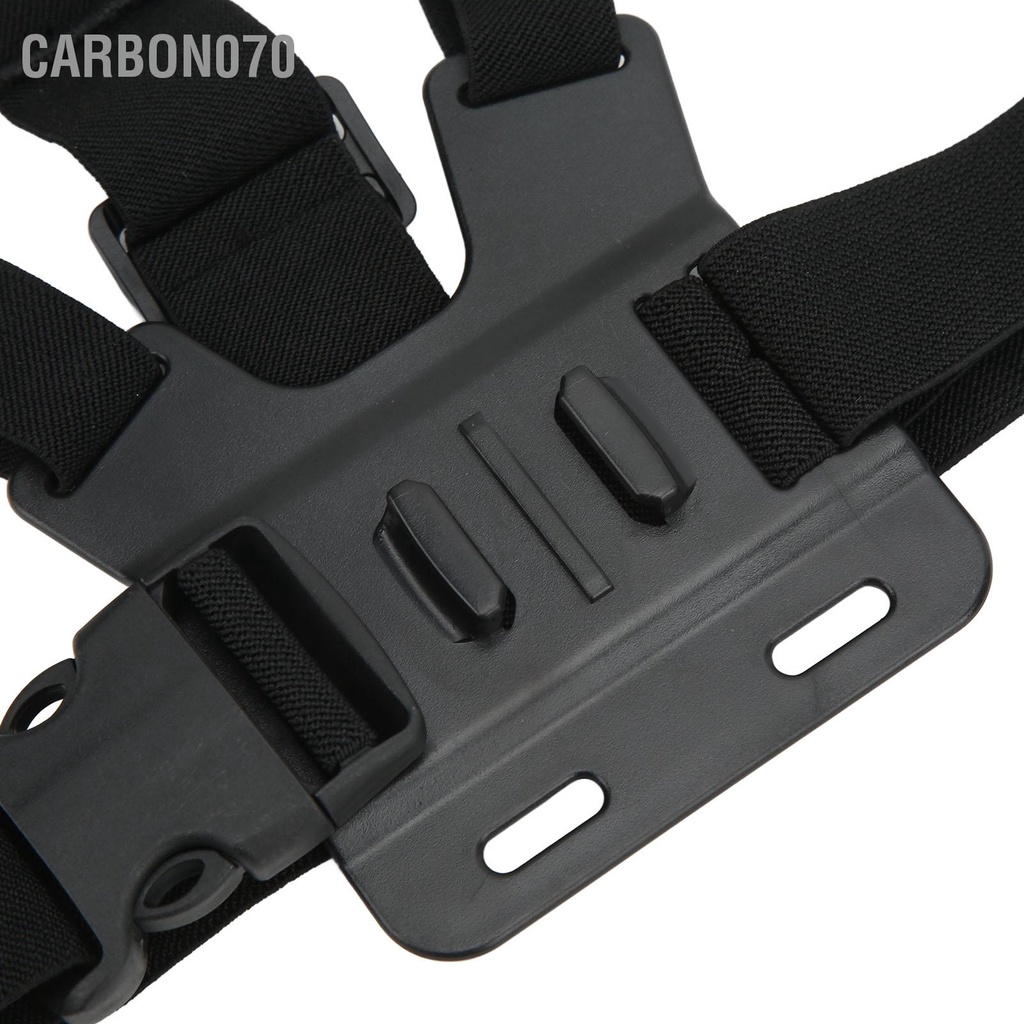 Carbon070 Dây đeo dây ngực có thể điều chỉnh với giá đỡ điện thoại để phát trực tiếp đi xe đạp ngoài trời