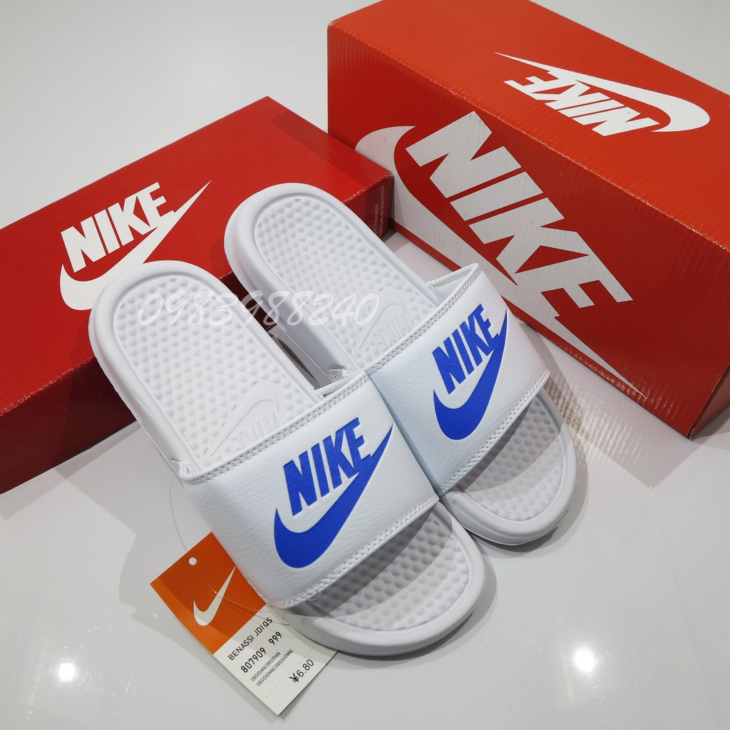 Dép Nike Nk quai ngang hot trend unisex nam nữ loại 1 cao cấp in nổi, lót dày, tem size in nhiệt, tặng kèm hộp hãng.