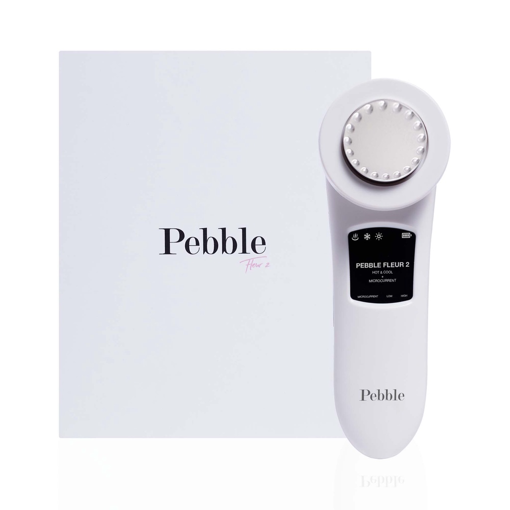 [Mã FMCGMALL -8% đơn 250K] Máy Đẩy Tinh Chất Chăm Sóc Da Mặt Pebble Fleur 2 HOT &amp; COLD 2022