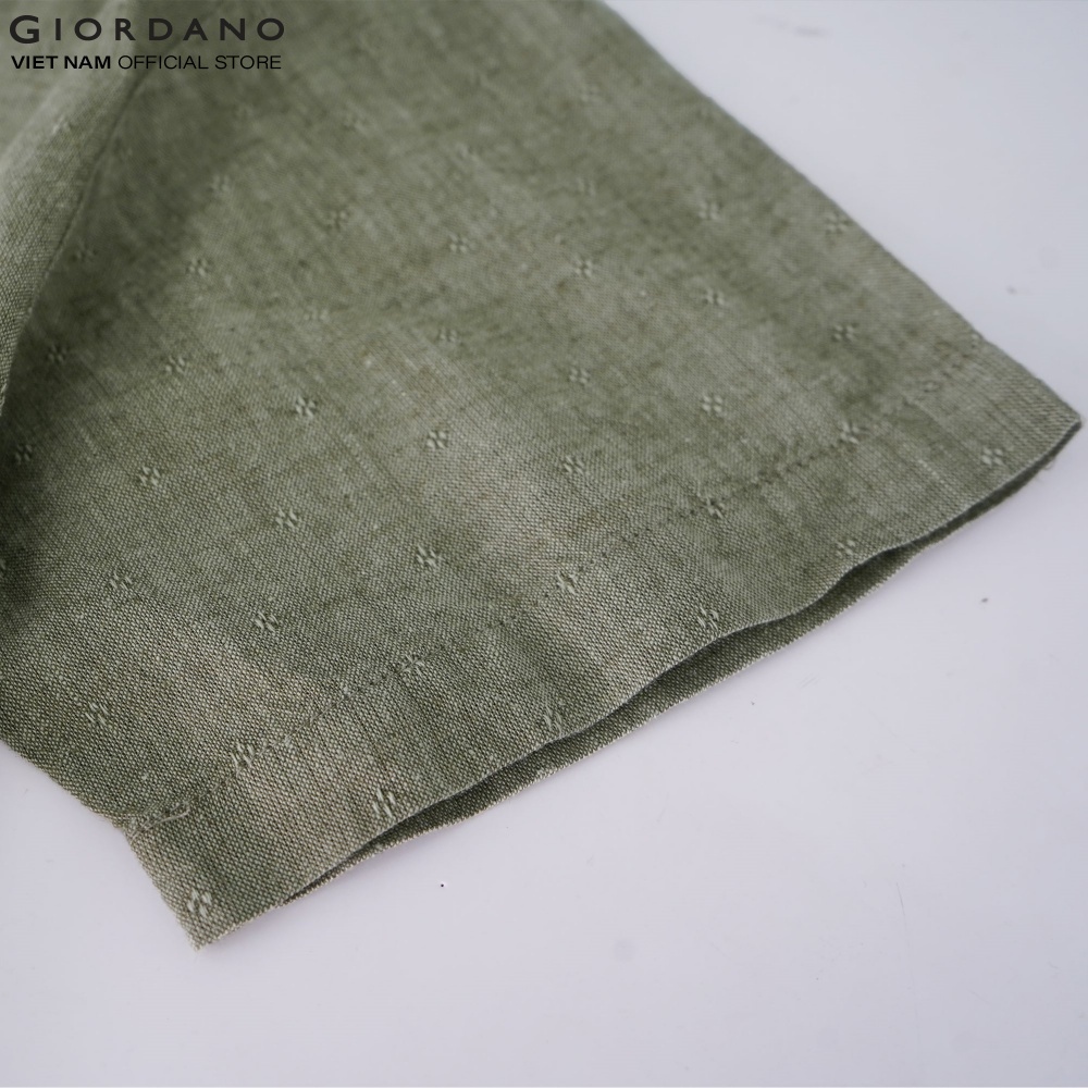 Áo Sơ Mi Linen Ngắn Tay Nữ Giordano 05340214